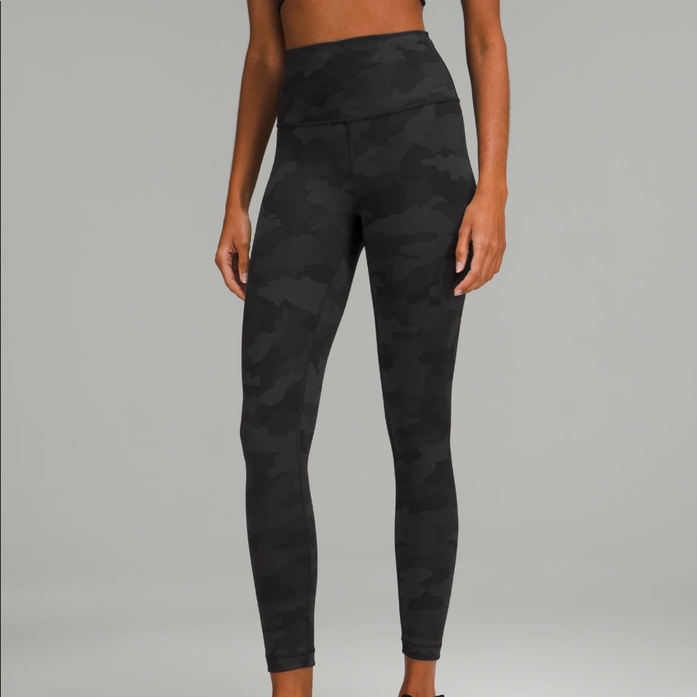Lululemon Wunder Train High-Rise Tight 25” CAMO (SIZE 4)